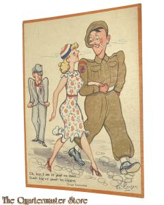 Ansicht 1945 Oh, boy, I am so glad we met, Dutch boy no good; no cigaret