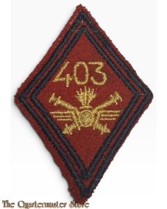 France - mouwpatch (losange de bras)  403e Régiment d'Artillerie Antiaérienne