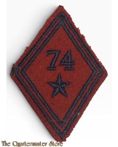France - mouwpatch (losange de bras)  74e Régiment d'Artillerie 