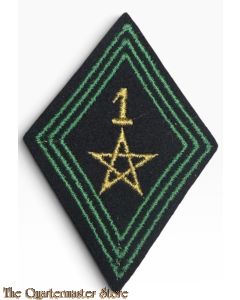 France - mouwpatch (losange de bras)  (1er Régiment de Spahis Marocains) or (1er Régiment de Tirailleurs Marocains)