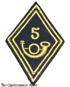 France - mouwpatch (losange de bras) 5e Bataljon Chasseurs Alpinss