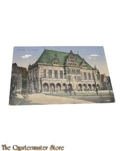 Postkarte 1914 Bremen. Das Rathaus