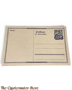 Postkarte Deutsches Reich 1922 Weimar 75 Pfg  mit Antwortkarte (papierpreiszuschlag 10 pf)