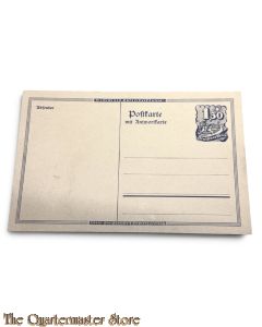Postkarte Deutsches Reich 1922 Weimar 1.50 Pfg  mit Antwortkarte (papierpreiszuschlag)