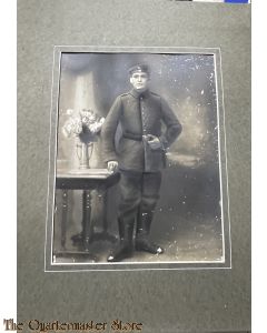 Large Studio Photo 1914 Deutscher Soldat  (63x48)