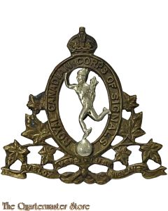 Beret badge RCSC WW2 Royal Canadian Corps of Signal