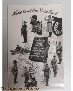 Prentbriefkaart Nederland ons Vaderland