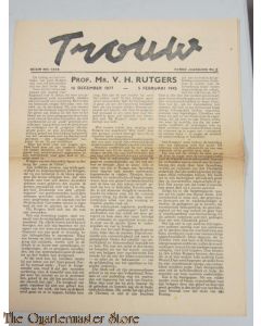 Krant Trouw 3e jrgang no 5