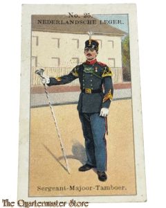 Tiktok Verzamelkaart no 25 Sergeant Majoor-Tamboer