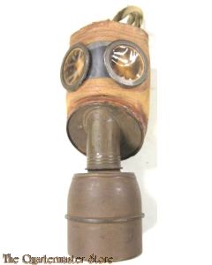 France - Gas Mask TC-38 and bag WW2 (Gasmasker TC-38 met tas Frankrijk)