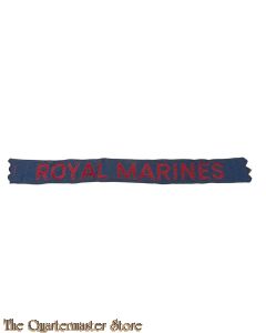 "Cash title" Shoulder flash Royal Marines