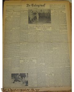 Krant de Telegraaf Maandag 3 jan 1944