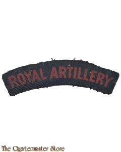 Shoulder flash Royal Artillery Regiment (canvas)