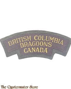 Shoulder title British Columbia Dragoons Canada , 3rd Canadian Division