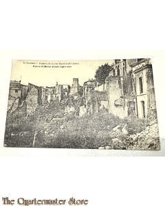 (Feld) Postkarte 1915 Verdun - Ruins of Mazel streeet right side