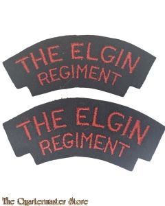 Shoulder flashes The Elgin Regiment,  5th Canadian Armoured Division