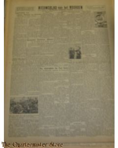 Krant Nieuwsblad van het Noorden zaterdag 20 nov 1943