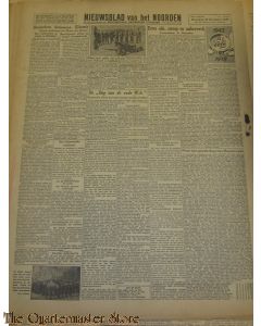 Krant Nieuwsblad van het Noorden dinsdag 23 nov 1943