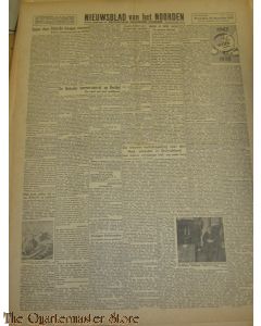 Krant Nieuwsblad van het Noorden woensdag 24 nov 1943