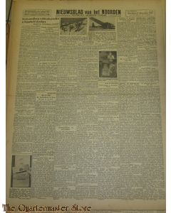 Krant Nieuwsblad van het Noorden zaterdag 27 nov 1943