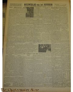 Krant Nieuwsblad van het Noorden donderdag 1 dec 1943