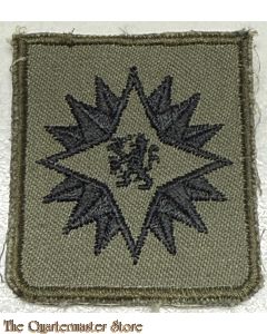 Stoffen Brevet - Hogere Stafbekwaamheid / Hogere Militaire Vorming (Velcro)
