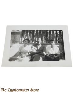 WW2 period original Photo US Soldier with females in Philipines