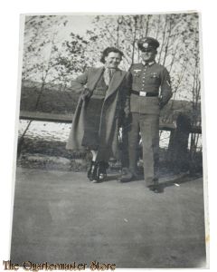 WK2 Foto Soldat mit Frau