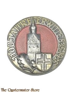 Spende abzeichen 1110 Jahre Erwitte 836-1936   (Tinnie 1100 jahre Erwitte 836-1936)