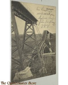 (Feld) Postkarte 1915 Bouillonville , zerstorte Brucke 
