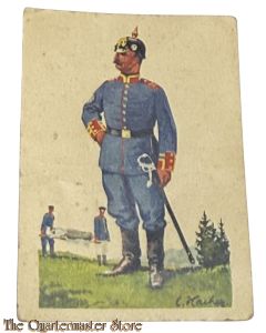Sammelbild fur Album Uniformen der alten aarmee (Waldorf)