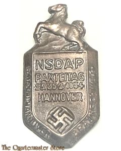 Tinnie NSDAP-Parteitag Hannover 23./25.2. 1934 - Gau Süd-Hannover Braunschweig
