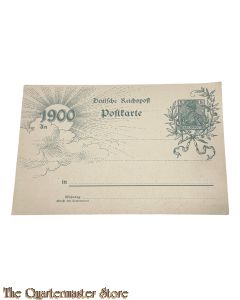 Postkarte 1900 Deutsche Reichspost