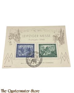 Postkarte Leipziger Messe 1948