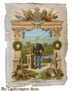 Prent 1886 Militair Jippe Bouman 