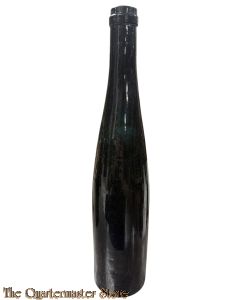 France - WW1 brown glass wine bottle 