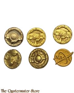 6 x Lapel pin NASA Space agency