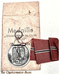 Medaille Winterschlacht im Osten 1941/42 mit Tute