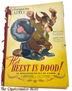 Book - Twee delen in 1 band: 1e deel: Het beest is losgebroken  + 2e deel: Het beest is verslagen.