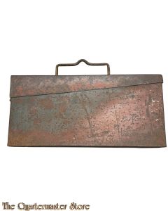Original pre WW2 German MG 34/42 steel Ammunition Can in camo