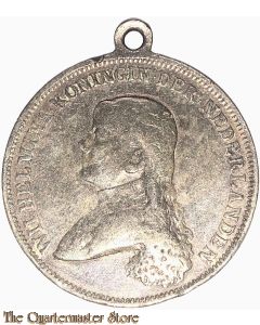 Gedenkpenning Konigin Wilhelmina der Nederlanden 1898 
