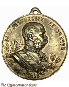 Medaille  50 Jahre reich an Thaten / 1848 - 1898 (medaille voor 50 jaar regering 1848-1898 FJI)