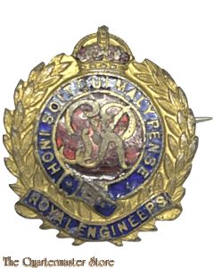 Sweetheart brooch Royal Engineers WW2