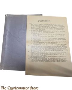 WH Mappe WK2 3 teilige Leistungsbescheinigung auf Grund des Kriegsleistungsgesetzes