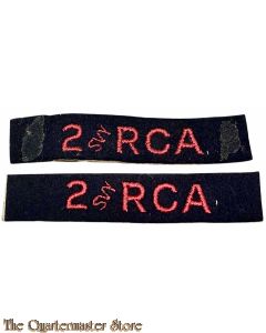 Set Shoulder flashes 2 svy RCA