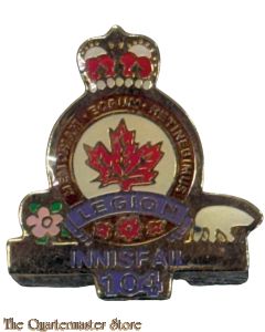 Lapel pin Royal Canadian Legion Branch #104 Innisfail, Alberta (Canada)