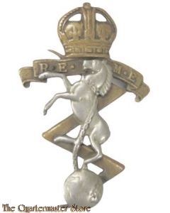 Cap badge Royal Electrical and Mecanical Engineers (R.E.M.E.) post 1947