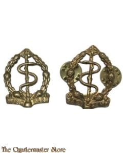 Collar badges Geneeskundige Dienst (medical corps)  South Africa SAGD/SAMG (variatie)