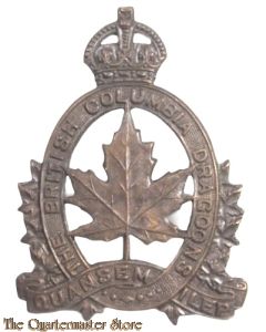 Cap badge The British Columbia Dragoons WW1