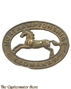 Cap badge Northamptonshire Yeomanry